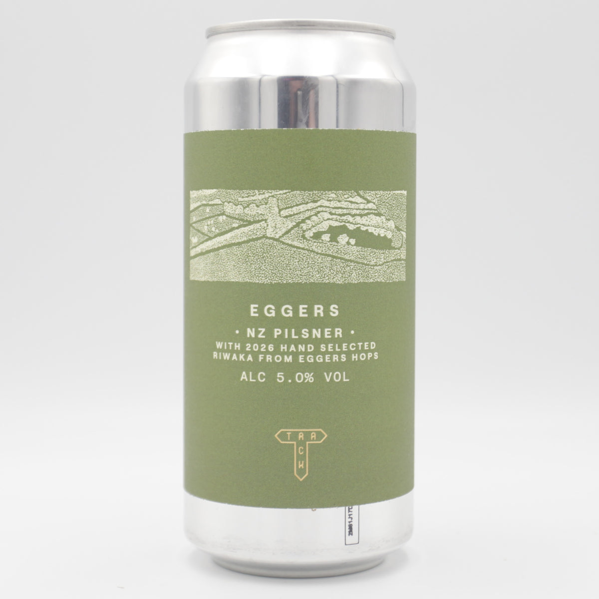 This is a can of Track - Eggers - 5% (440ml). It is a Lager / Pilsner / Kölsch craft beer available to buy from Ghost Whale, voted London's best craft beer shop.