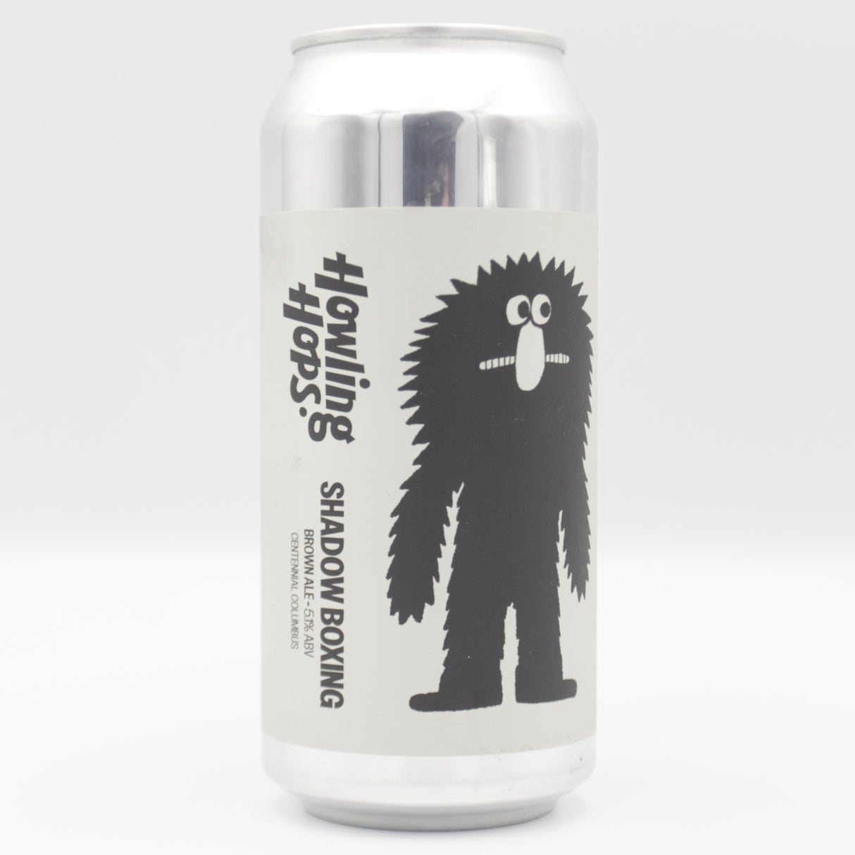 This is a can of Howling Hops - Shadow Boxing - 5.1% (440ml). It is a Brown Ale craft beer available to buy from Ghost Whale, voted London's best craft beer shop.