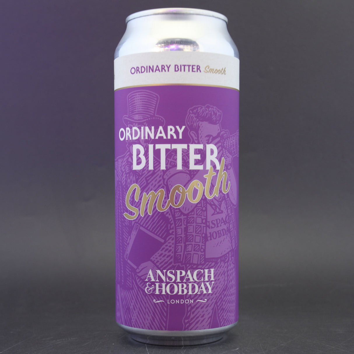 This is a can of Anspach & Hobday - Ordinary Bitter Smooth - 3.4% (470ml). It is a Traditional English Ale craft beer available to buy from Ghost Whale, voted London's best craft beer shop.