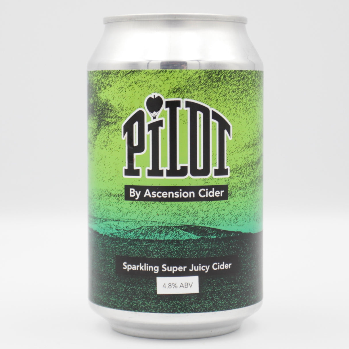 This is a can of Ascension - Pilot - 4.8% (330ml). It is a craft cider available to buy from Ghost Whale, voted London's best craft beer shop.
