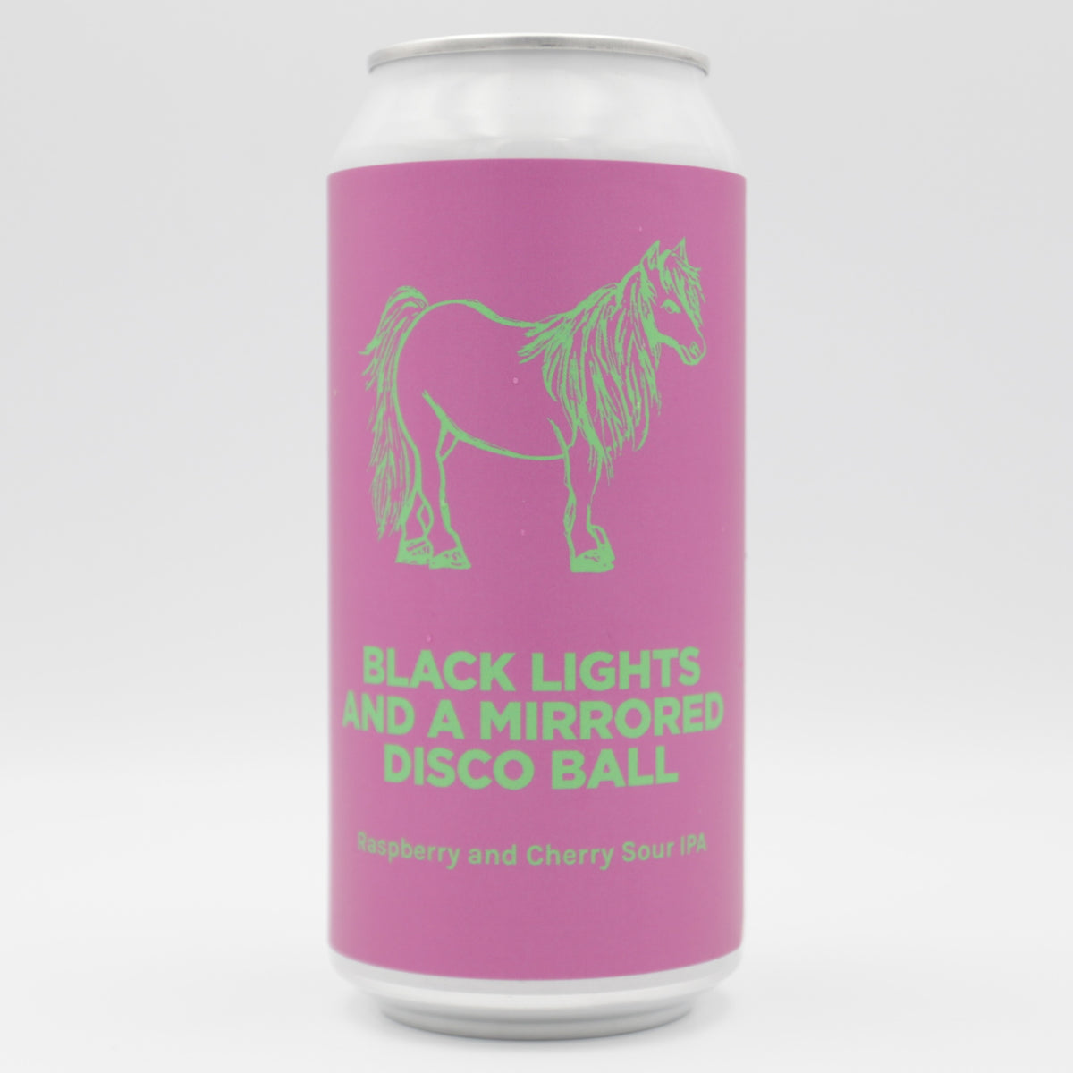 This is a can of Pomona Island - Black Lights And A Mirrored Disco Ball - 6% (440ml). It is a IPA craft beer available to buy from Ghost Whale, voted London's best craft beer shop.