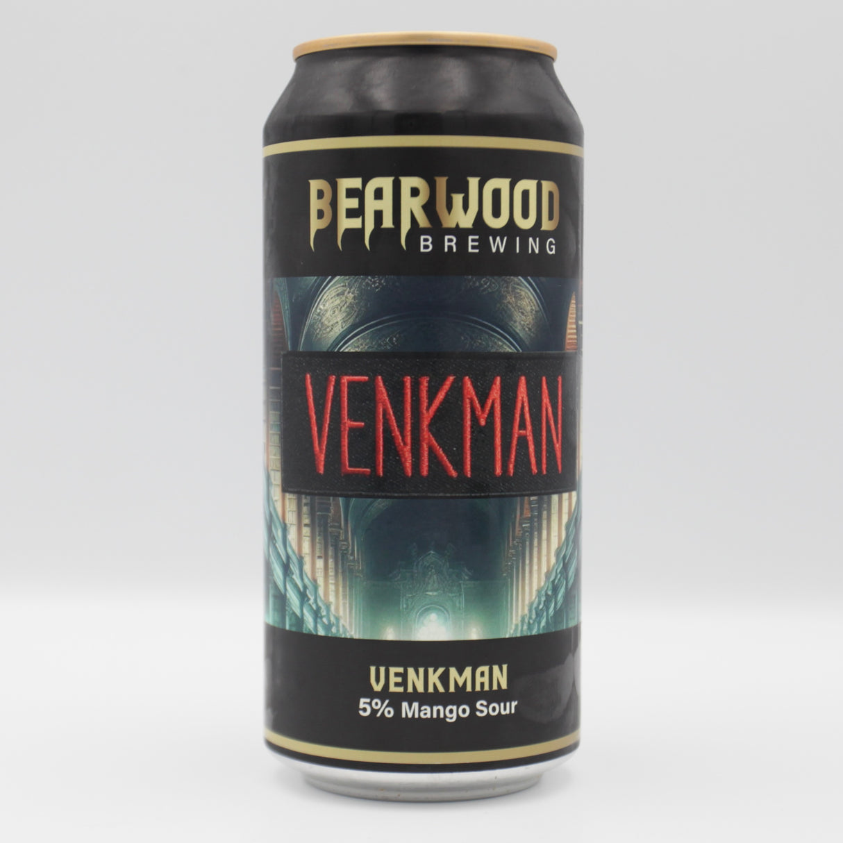 This is a can of Bearwood - Venkman - 5% (440ml). It is a Sour craft beer available to buy from Ghost Whale, voted London's best craft beer shop.