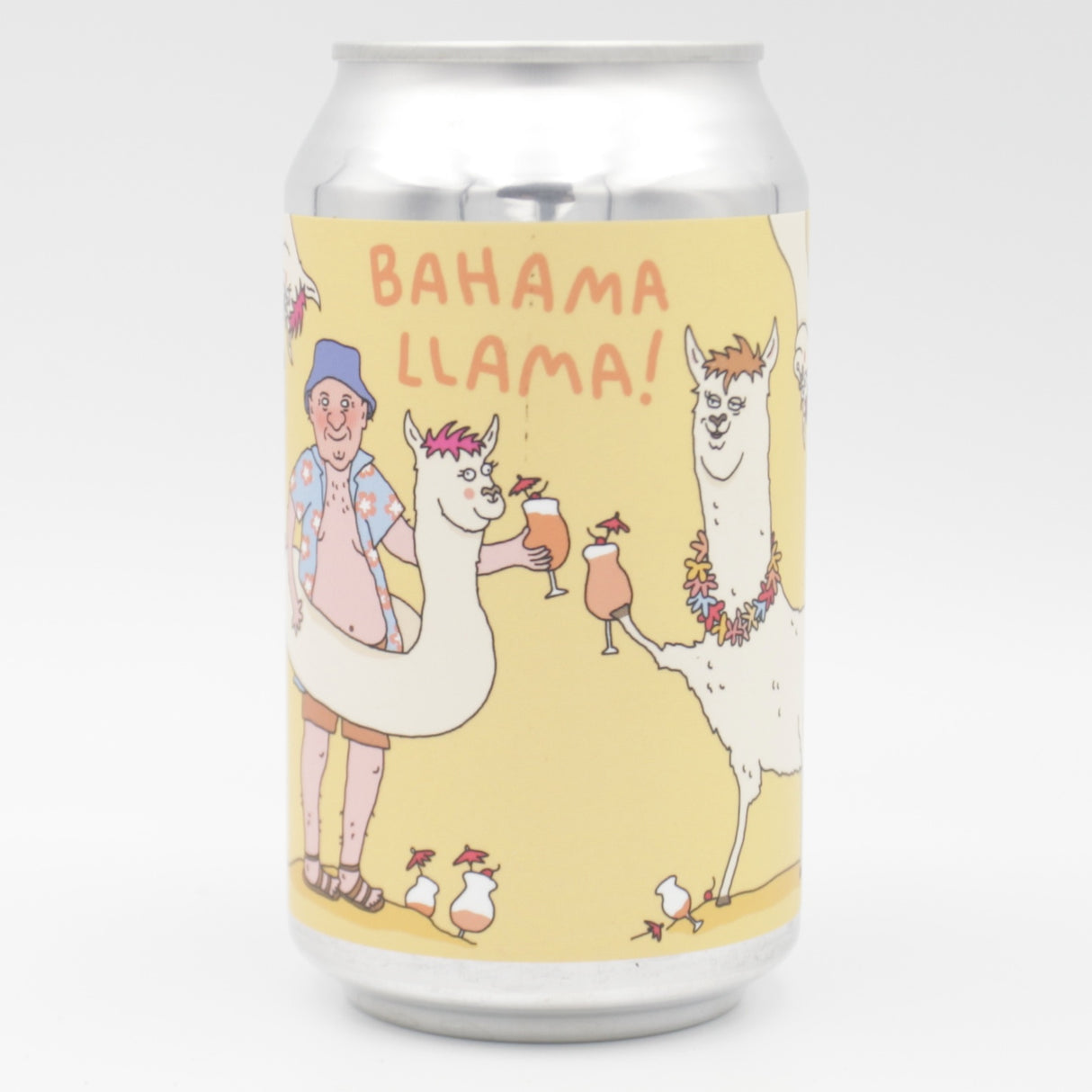This is a can of Prairie - Bahama Llama - 8% (355ml). It is a Sour craft beer available to buy from Ghost Whale, voted London's best craft beer shop.