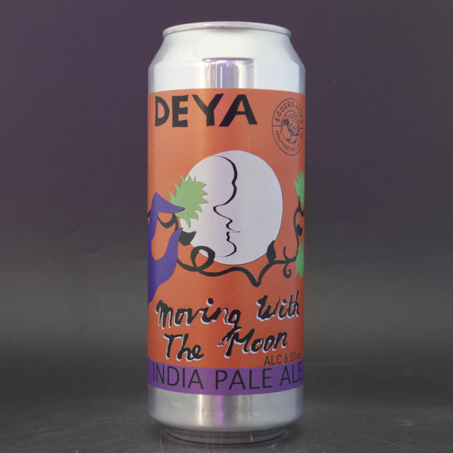 This is a can of DEYA - Moving With The Moon - 6% (500ml). It is a IPA craft beer available to buy from Ghost Whale, voted London's best craft beer shop.