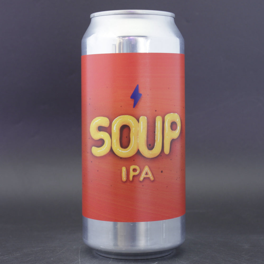 This is a can of Garage Beer Co - Soup - 6% (440ml). It is a IPA craft beer available to buy from Ghost Whale, voted London's best craft beer shop.