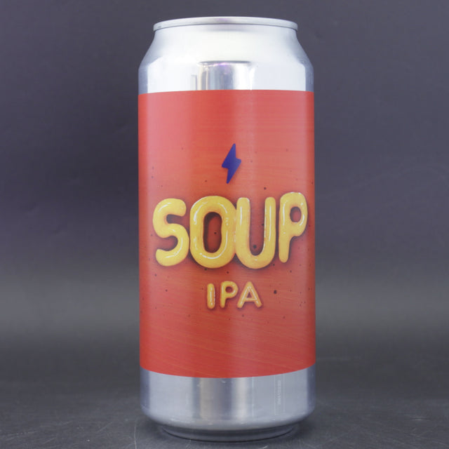 This is a can of Garage Beer Co - Soup - 6% (440ml). It is a IPA craft beer available to buy from Ghost Whale, voted London's best craft beer shop.