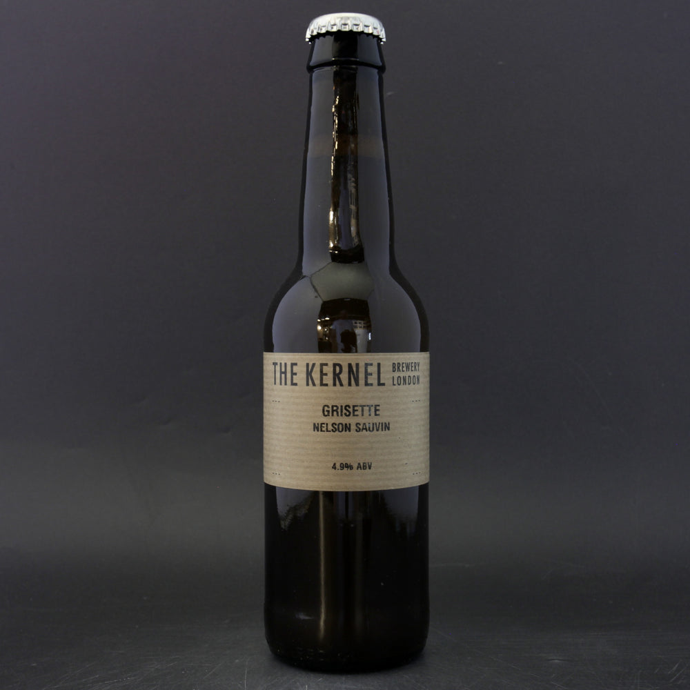 This is a bottle of The Kernel - Grisette: Nelson Sauvin - 4.9% (330ml). It is a Grisette craft beer available to buy from Ghost Whale, voted London's best craft beer shop.