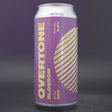 This is a can of Overtone - Blossom - 8% (440ml). It is a Double IPA craft beer available to buy from Ghost Whale, voted London's best craft beer shop.