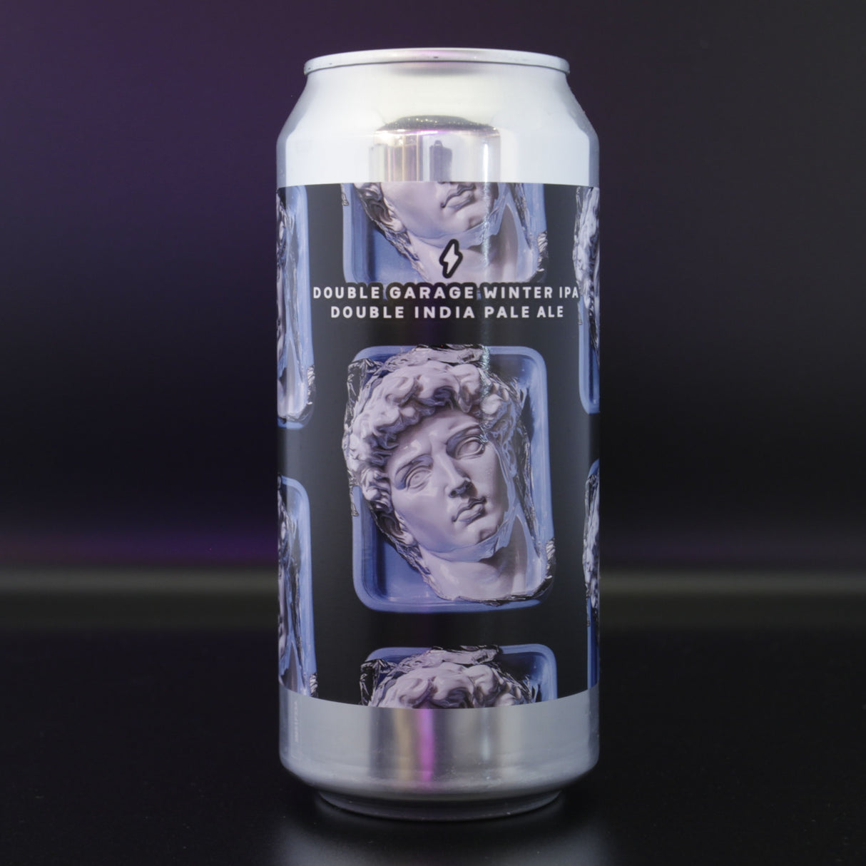 This is a can of Garage Beer Co - Winter DIPA - 8.5% (440ml). It is a Double IPA craft beer available to buy from Ghost Whale, voted London's best craft beer shop.