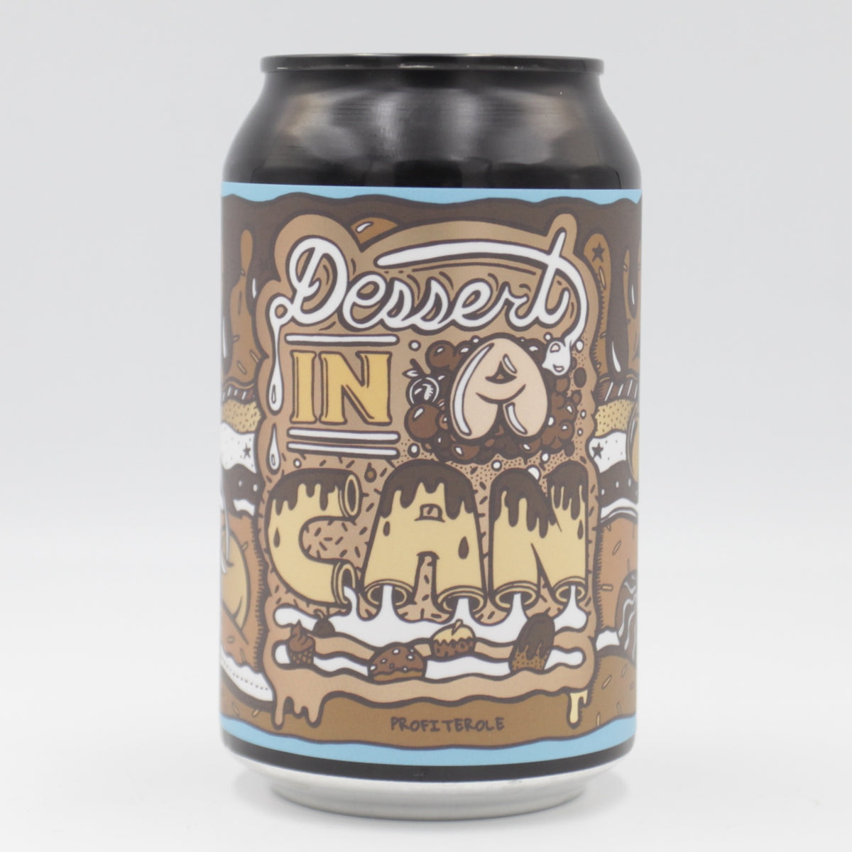 This is a can of Amundsen - Dessert In A Can: Profiterole - 10.5% (330ml). It is a Imperial Stout / Porter craft beer available to buy from Ghost Whale, voted London's best craft beer shop.