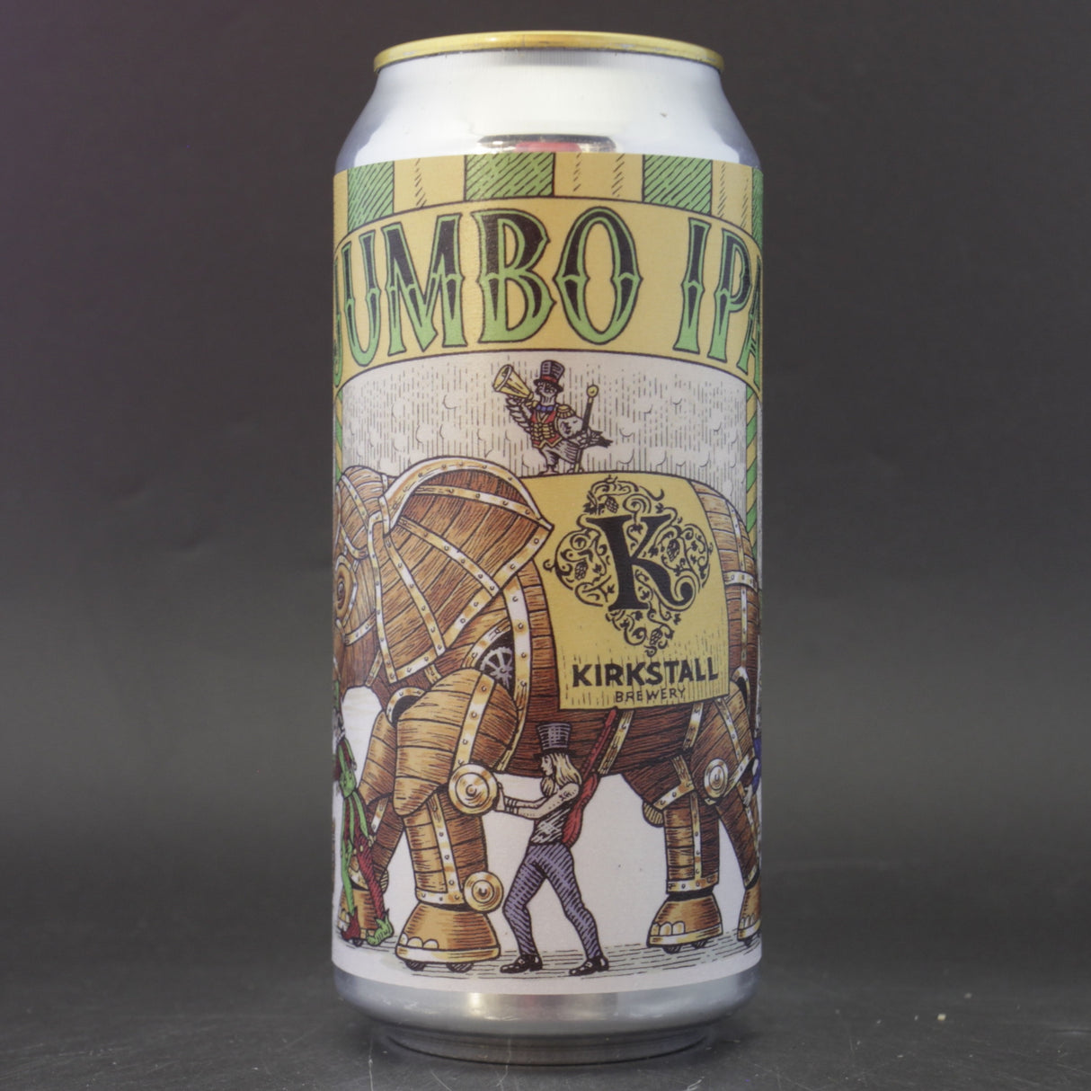 This is a can of Anspach & Hobday / Kirkstall - Jumbo IPA - 6.6% (440ml). It is a IPA craft beer available to buy from Ghost Whale, voted London's best craft beer shop.