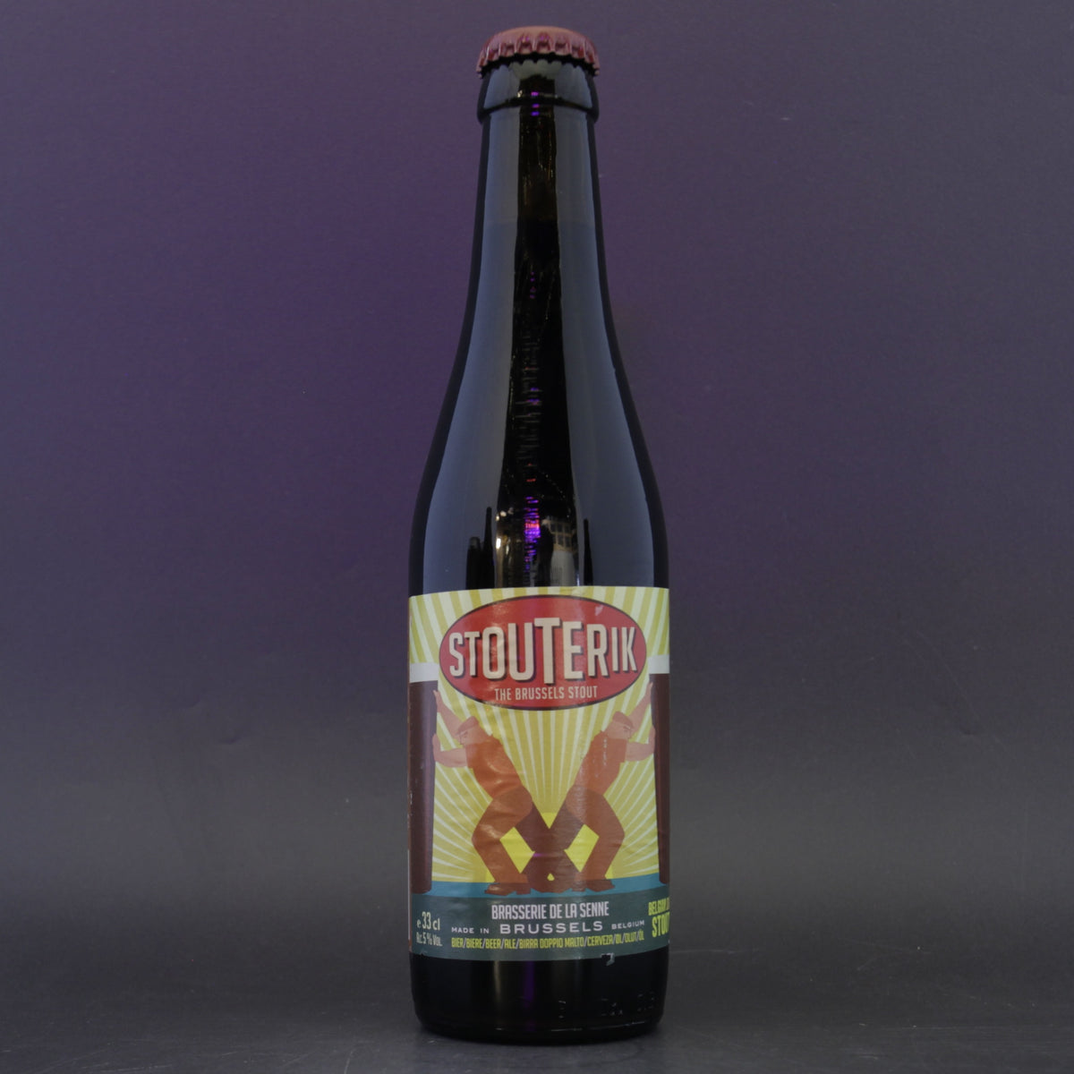 This is a bottle of De la Senne - Stouterik - 5% (330ml). It is a Stout / Porter craft beer available to buy from Ghost Whale, voted London's best craft beer shop.