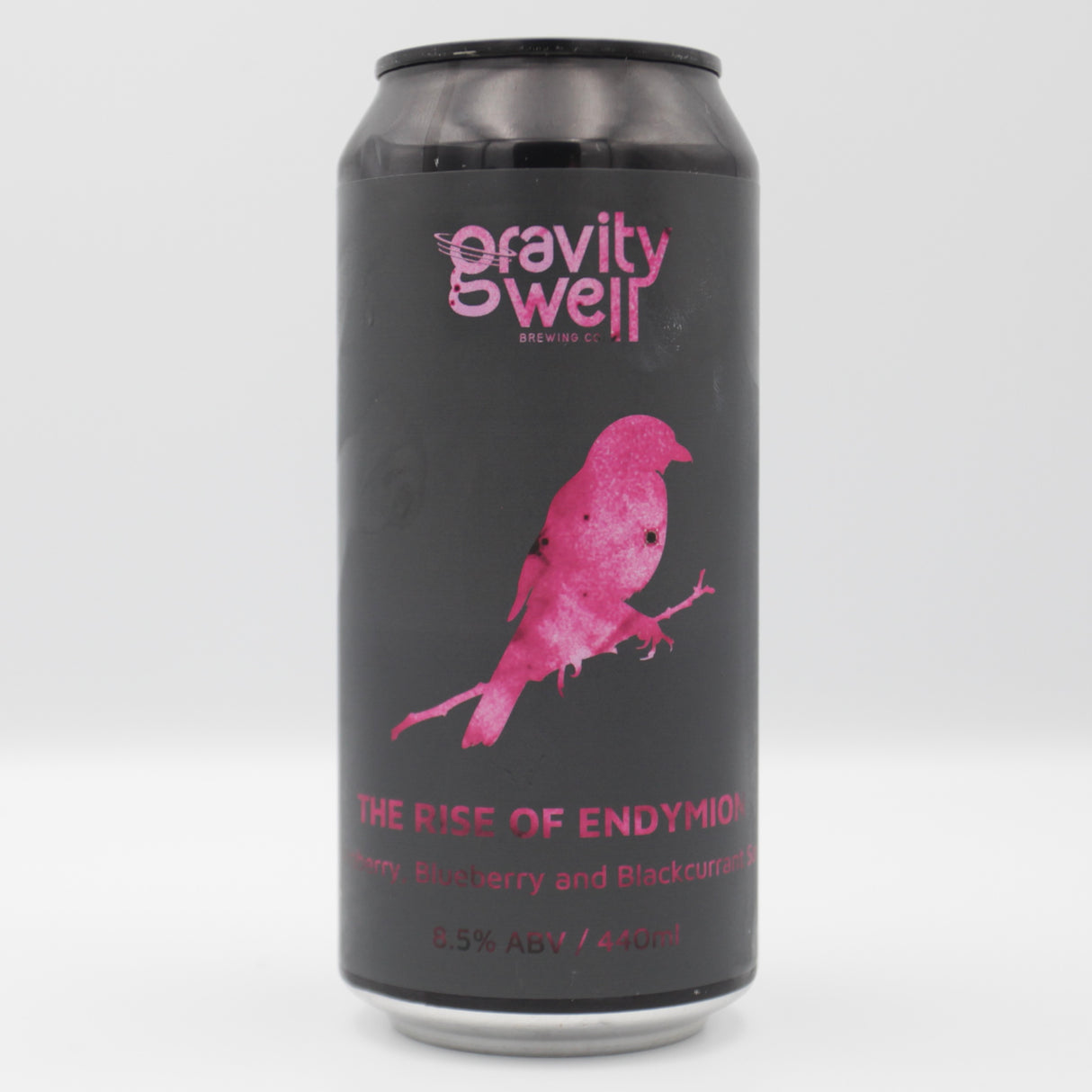 This is a can of Gravity Well - Rise Of Endymion - 8.5% (440ml). It is a Sour craft beer available to buy from Ghost Whale, voted London's best craft beer shop.