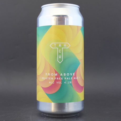 This is a can of Track - From Above - 4.1% (440ml). It is a Pale Ale craft beer available to buy from Ghost Whale, voted London's best craft beer shop.