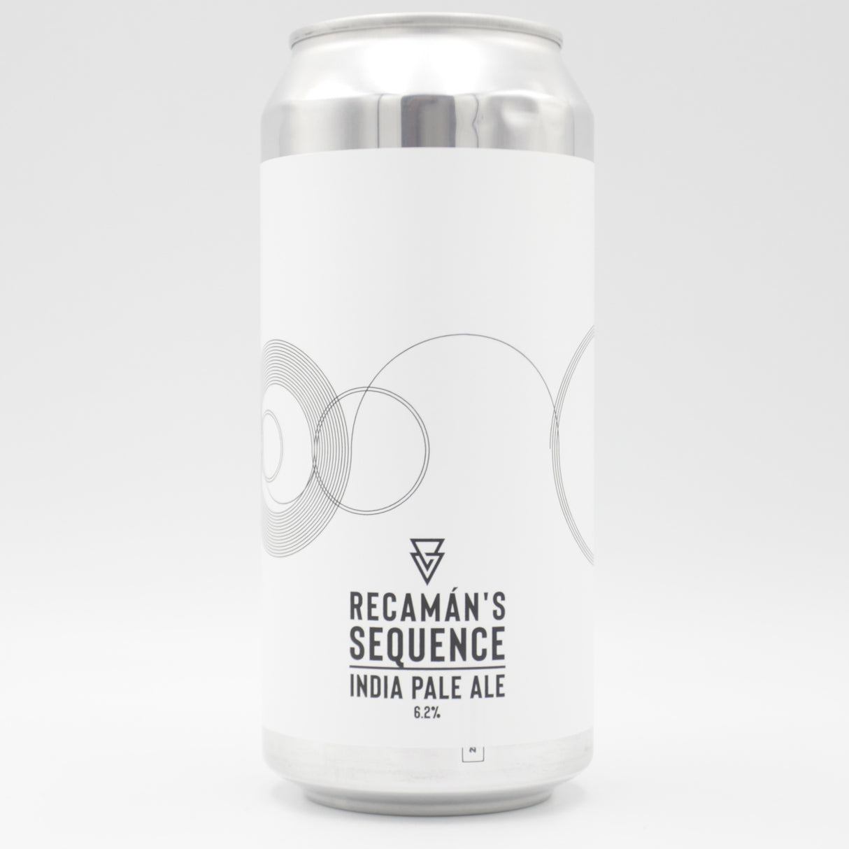 This is a can of Azvex - Recamán's Sequence - 6.2% (440ml). It is a IPA craft beer available to buy from Ghost Whale, voted London's best craft beer shop.