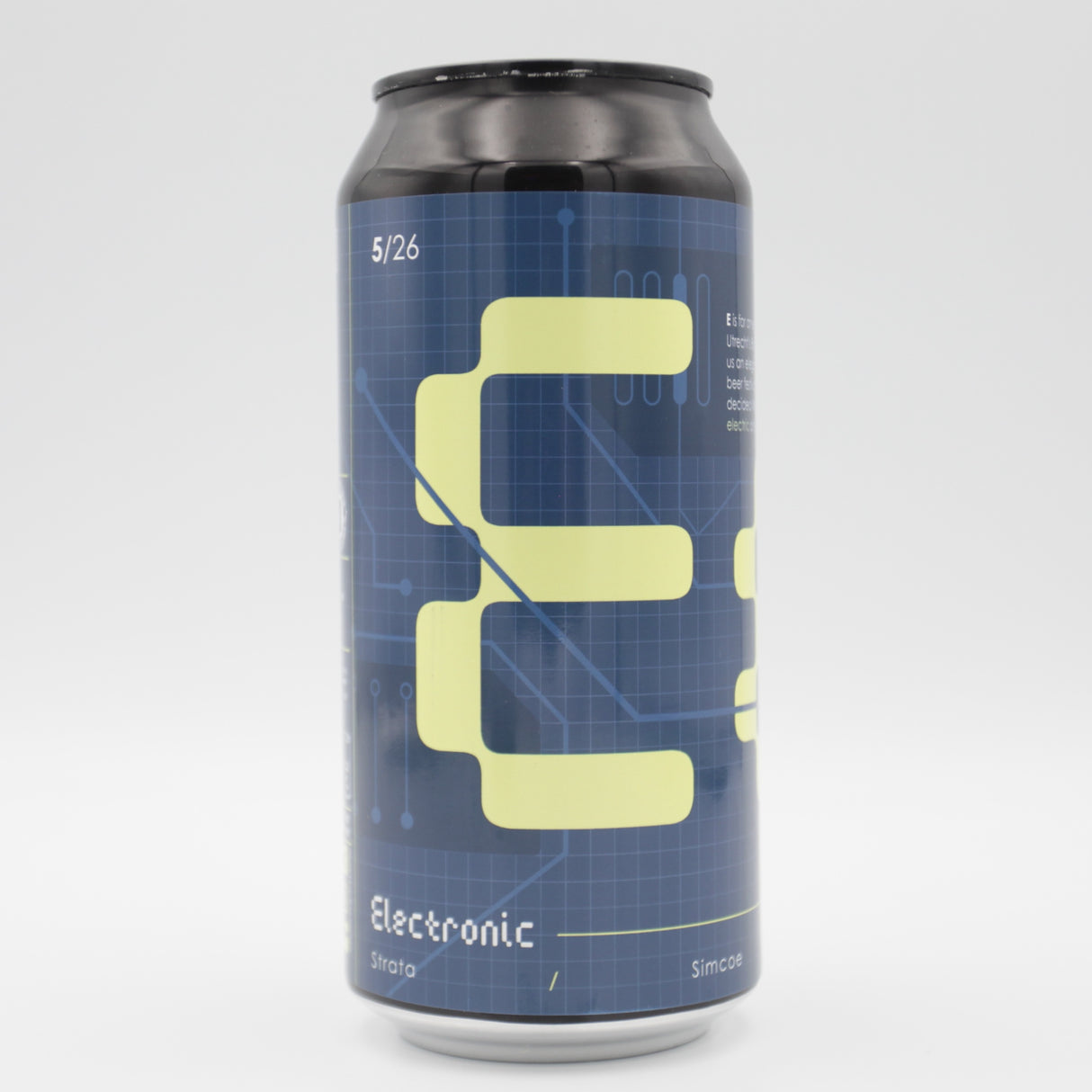 This is a can of Neon Raptor / Brouwerij Eleven - Electronic - 7.2% (440ml). It is a IPA craft beer available to buy from Ghost Whale, voted London's best craft beer shop.