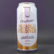 This is a can of Cloudwater - Piccadilly Pilsner - 4.2% (440ml). It is a Lager / Pilsner / Kölsch craft beer available to buy from Ghost Whale, voted London's best craft beer shop.