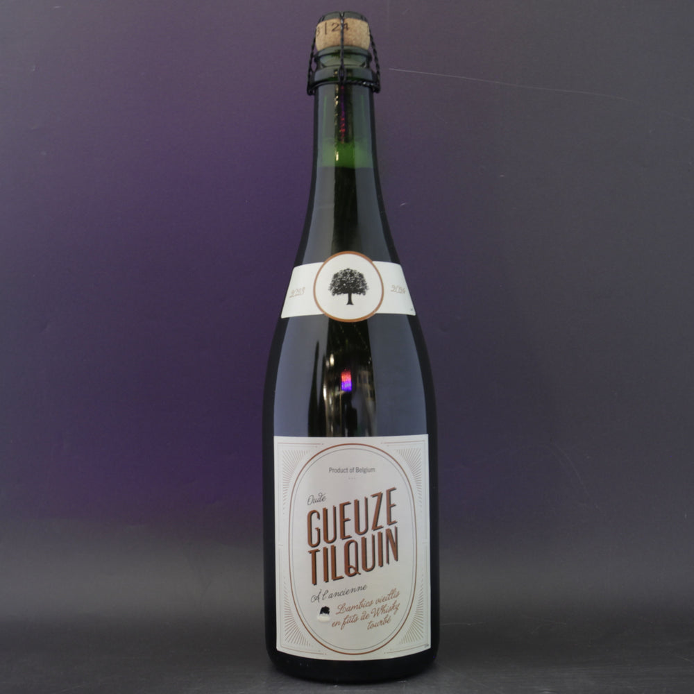 This is a sharing bottle of Tilquin - Gueuze Tilquin à l'Ancienne Peated Whisky - 7.3% (750ml). It is a Lambic craft beer available to buy from Ghost Whale, voted London's best craft beer shop.