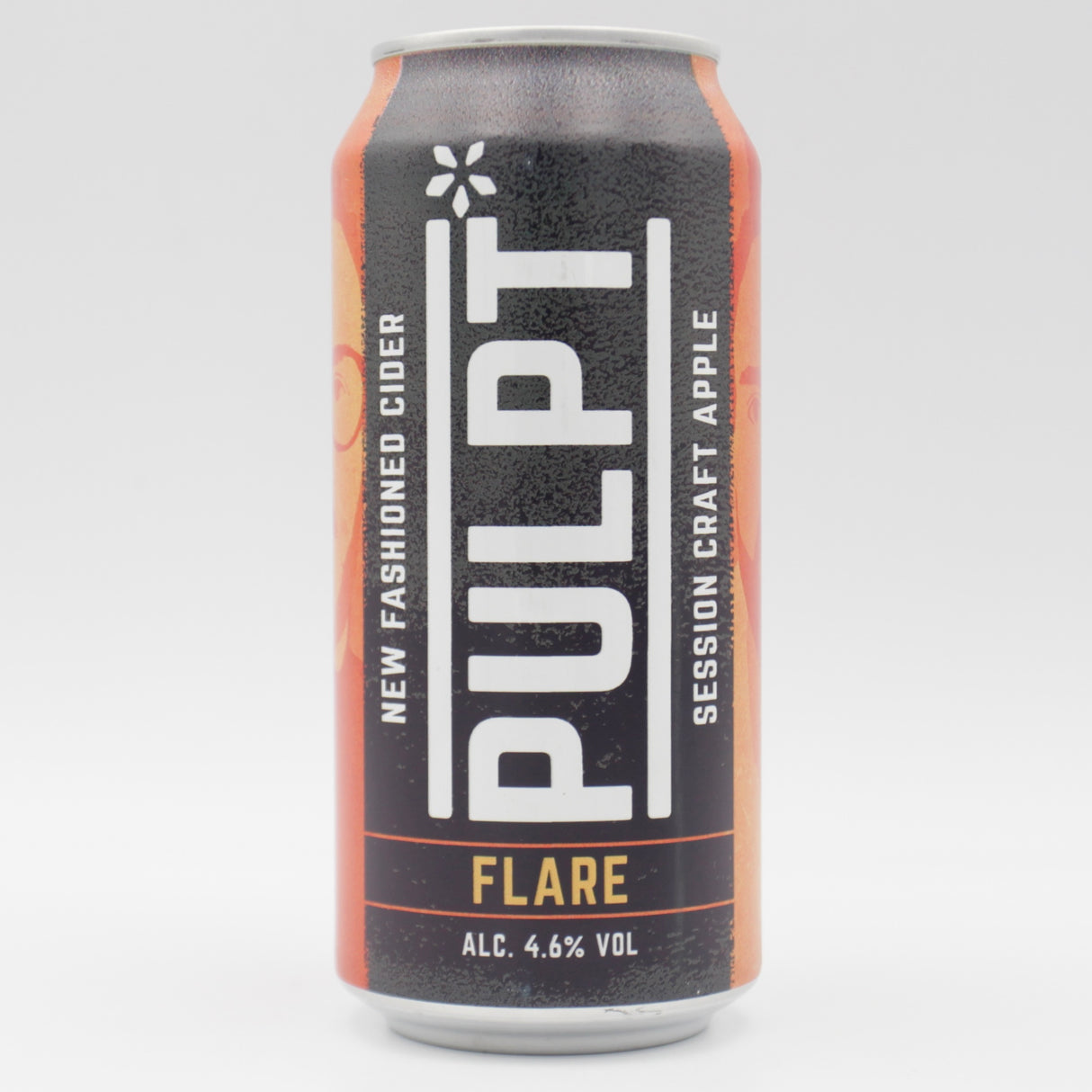 This is a can of Pulpt - Flare - 4.9% (440ml). It is a craft cider available to buy from Ghost Whale, voted London's best craft beer shop.