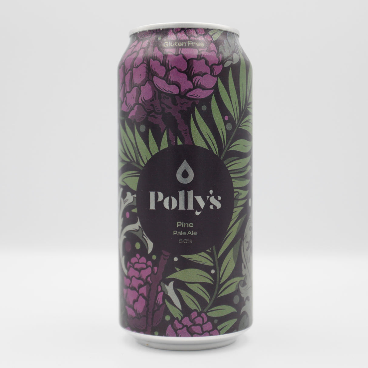 This is a can of Polly's Brew Co - Pine - 5% (440ml). It is a Pale Ale craft beer available to buy from Ghost Whale, voted London's best craft beer shop.