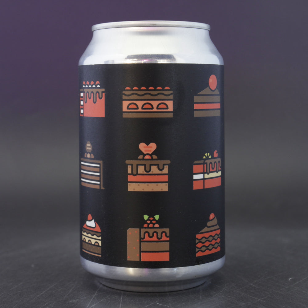 This is a can of UnBarred - Chocolate Gateau - 11% (330ml). It is a Imperial Stout / Porter craft beer available to buy from Ghost Whale, voted London's best craft beer shop.