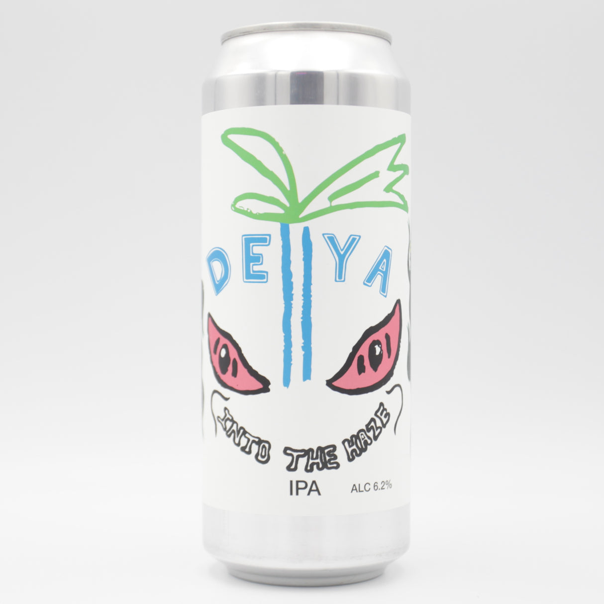 This is a can of DEYA - Into The Haze - 6.2% (500ml). It is a IPA craft beer available to buy from Ghost Whale, voted London's best craft beer shop.
