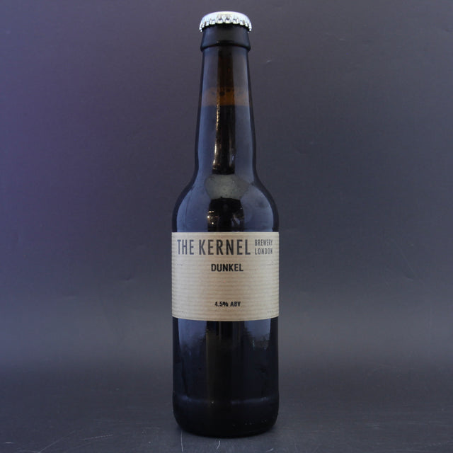 This is a bottle of The Kernel - Dunkel - 4.4% (330ml). It is a Lager / Pilsner / Kölsch craft beer available to buy from Ghost Whale, voted London's best craft beer shop.
