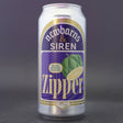 This is a can of Newbarns / Siren - Zipper - 5% (440ml). It is a Radler craft beer available to buy from Ghost Whale, voted London's best craft beer shop.