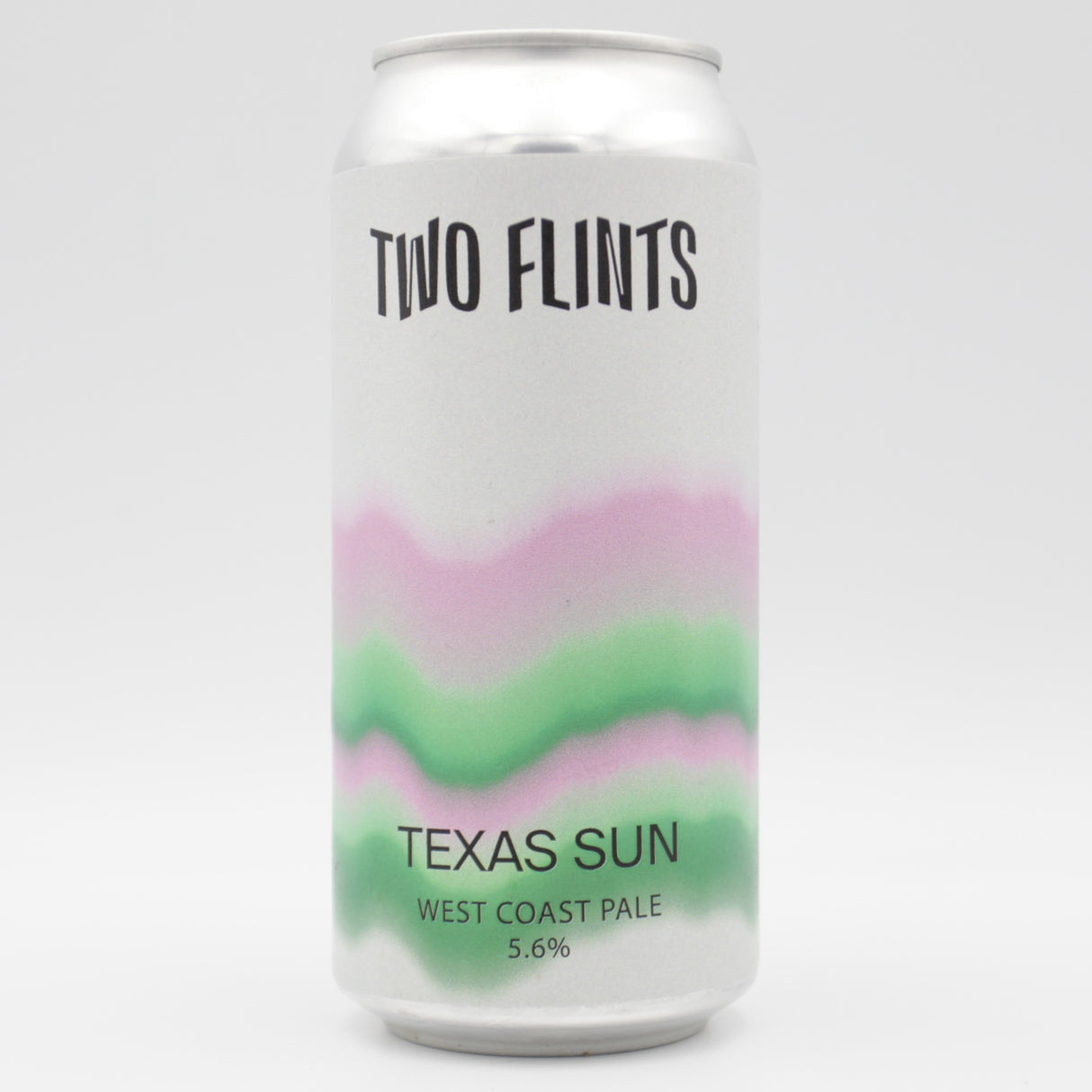 This is a can of Two Flints - Texas Sun - 5.6% (440ml). It is a Pale Ale craft beer available to buy from Ghost Whale, voted London's best craft beer shop.