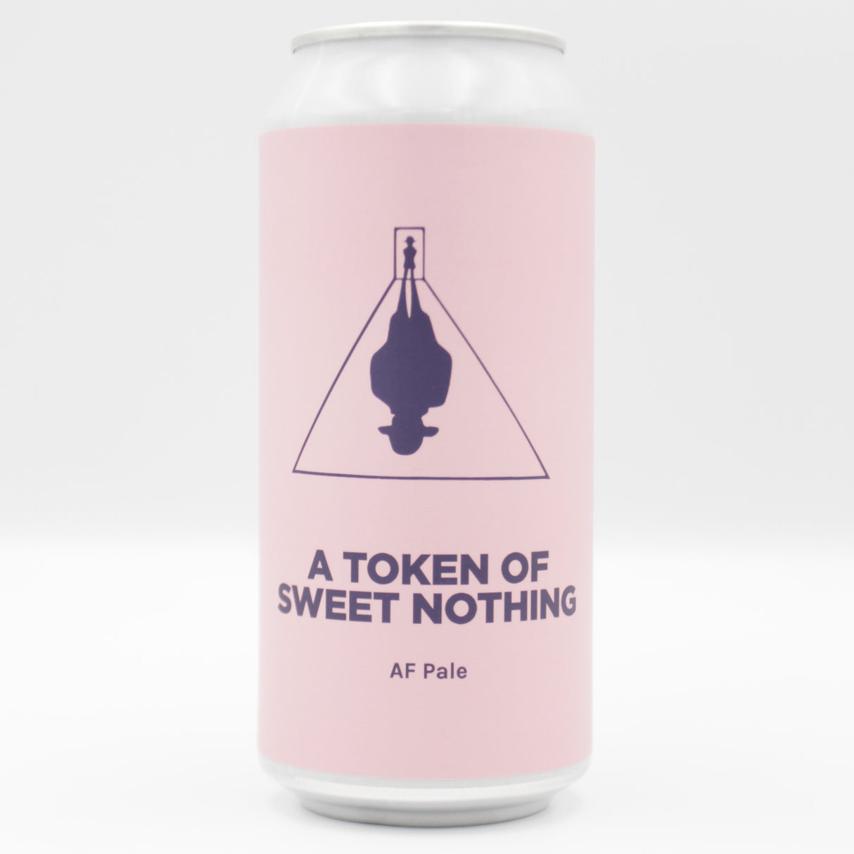 This is a can of Pomona Island - A Token Of Sweet Nothing - 0.5% (440ml). It is a IPA craft beer available to buy from Ghost Whale, voted London's best craft beer shop.