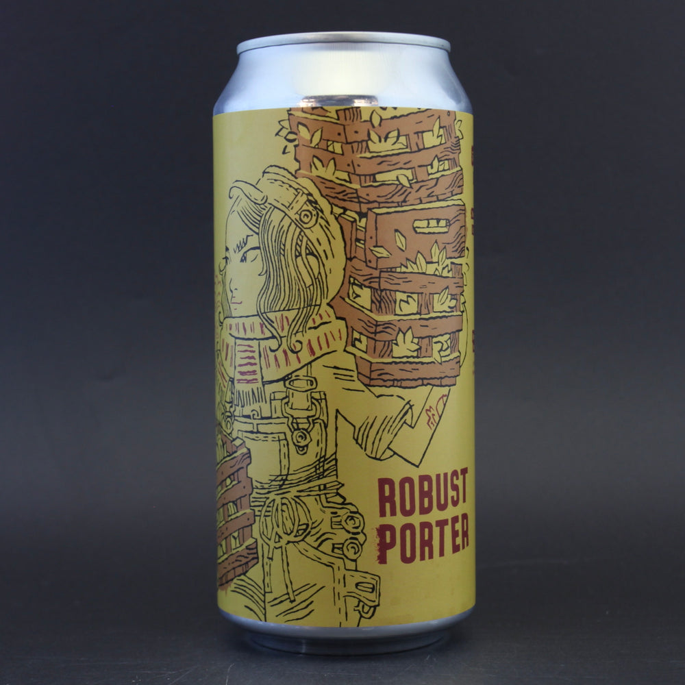 This is a can of Burning Sky - Robust Porter - 5.8% (440ml). It is a Stout / Porter craft beer available to buy from Ghost Whale, voted London's best craft beer shop.