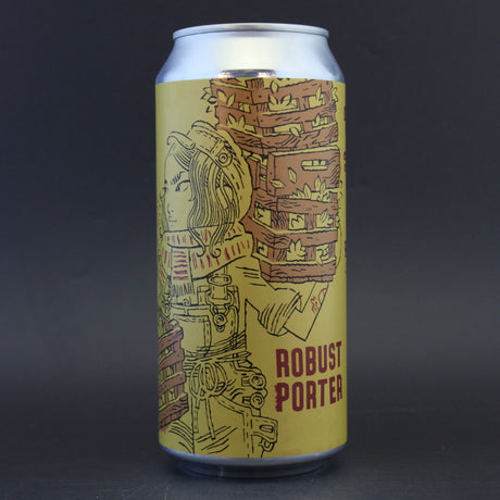 This is a can of Burning Sky - Robust Porter - 5.8% (440ml). It is a Stout / Porter craft beer available to buy from Ghost Whale, voted London's best craft beer shop.