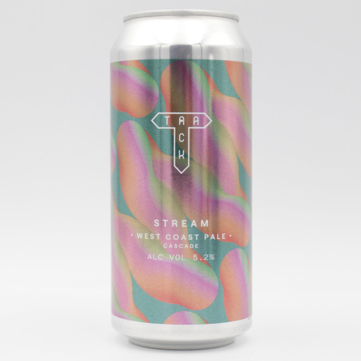 This is a can of Track - Stream - 5.2% (440ml). It is a IPA craft beer available to buy from Ghost Whale, voted London's best craft beer shop.
