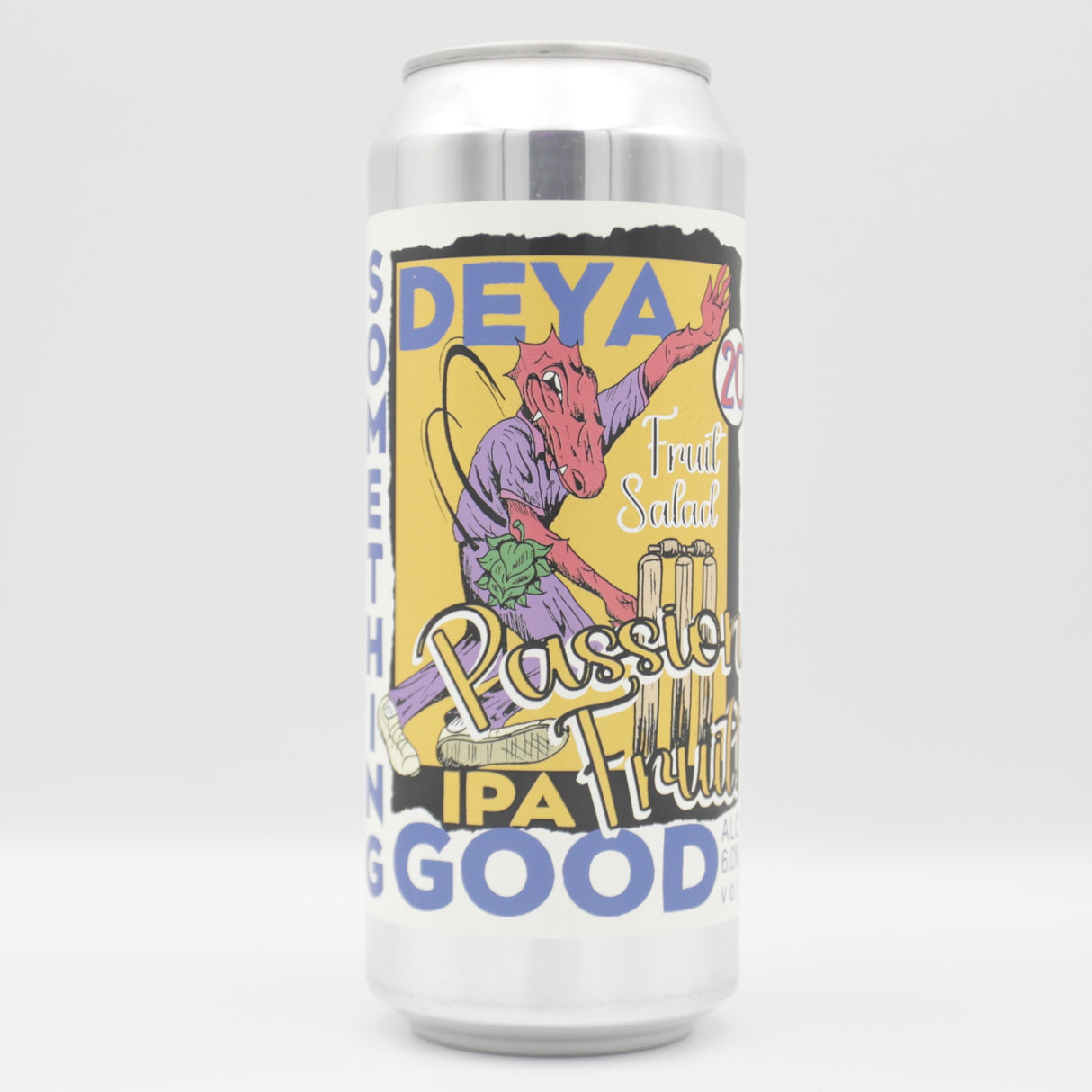 This is a can of DEYA - Something Good 20 - 6% (500ml). It is a IPA craft beer available to buy from Ghost Whale, voted London's best craft beer shop.