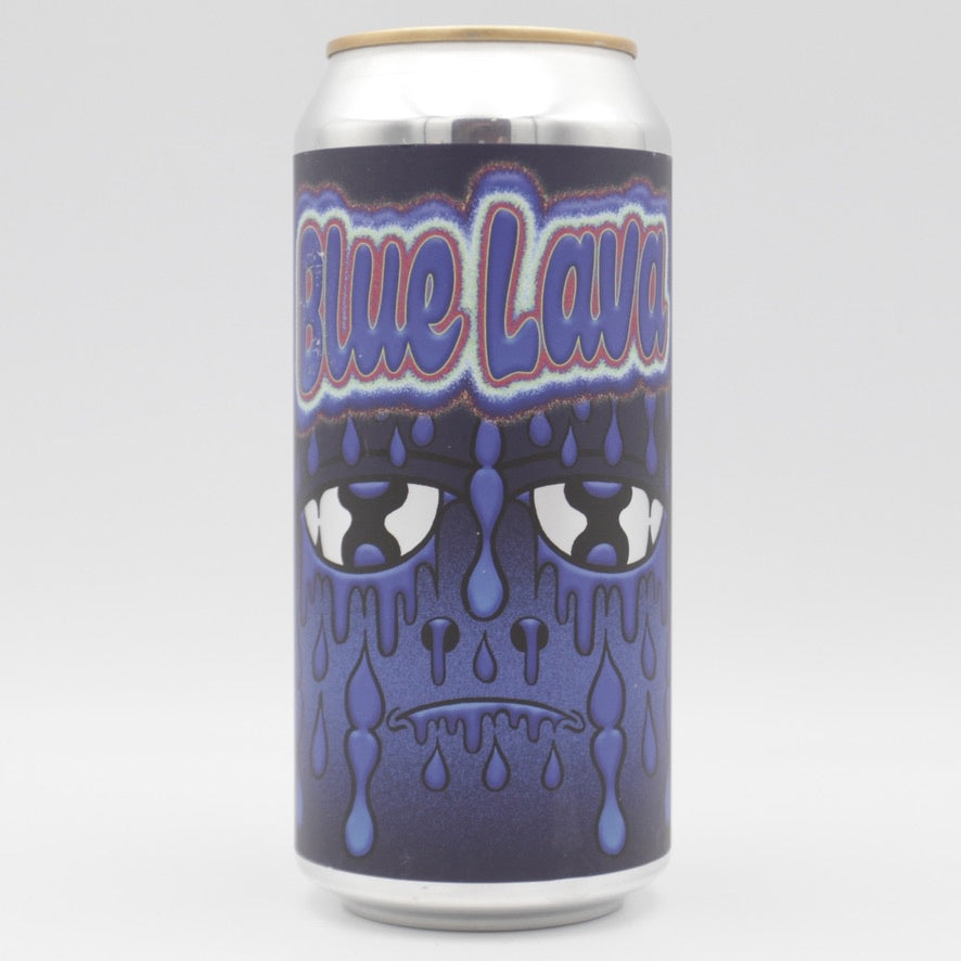 This is a can of Marlobobo - Blue Lava - 5% (440ml). It is a Sour craft beer available to buy from Ghost Whale, voted London's best craft beer shop.