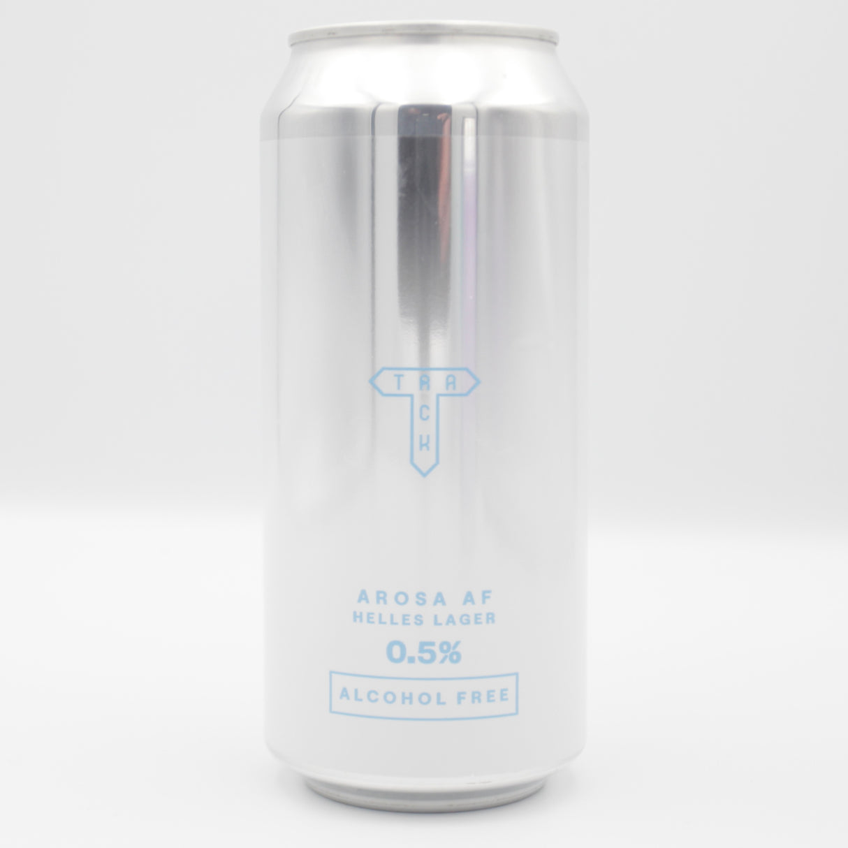 This is a can of Track - Arosa AF - 0.5% (440ml). It is a Lager / Pilsner / Kölsch craft beer available to buy from Ghost Whale, voted London's best craft beer shop.