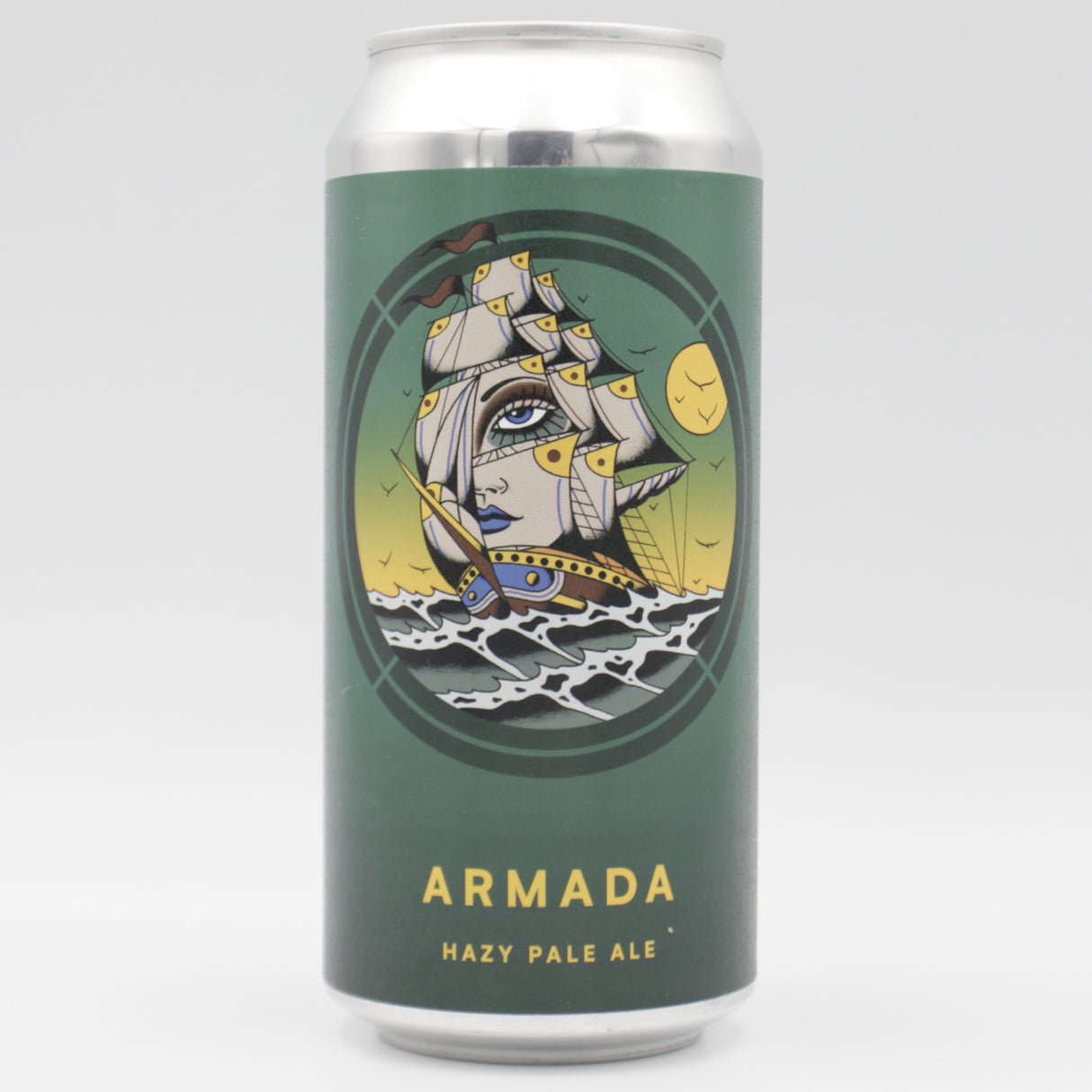 This is a can of Otherworld - Armada - 4% (440ml). It is a Pale Ale craft beer available to buy from Ghost Whale, voted London's best craft beer shop.