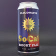 This is a can of Cloudwater - SoCal - 4.8% (440ml). It is a Pale Ale craft beer available to buy from Ghost Whale, voted London's best craft beer shop.