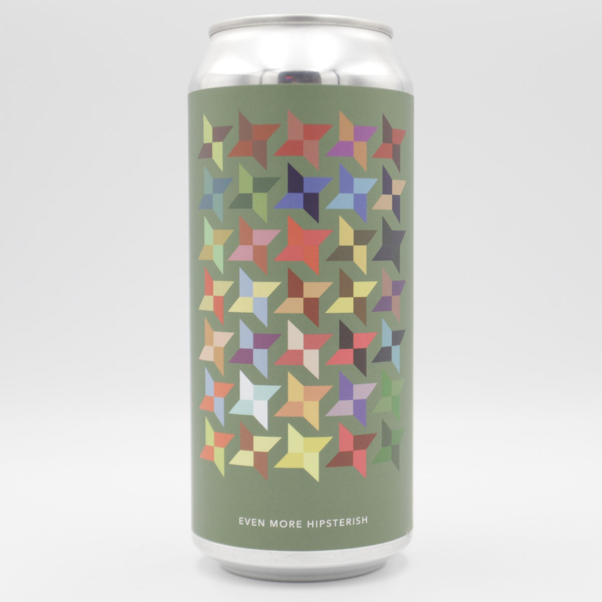 This is a can of Evil Twin / Monkish - Even More Hipsterish - 7% (473ml). It is a IPA craft beer available to buy from Ghost Whale, voted London's best craft beer shop.