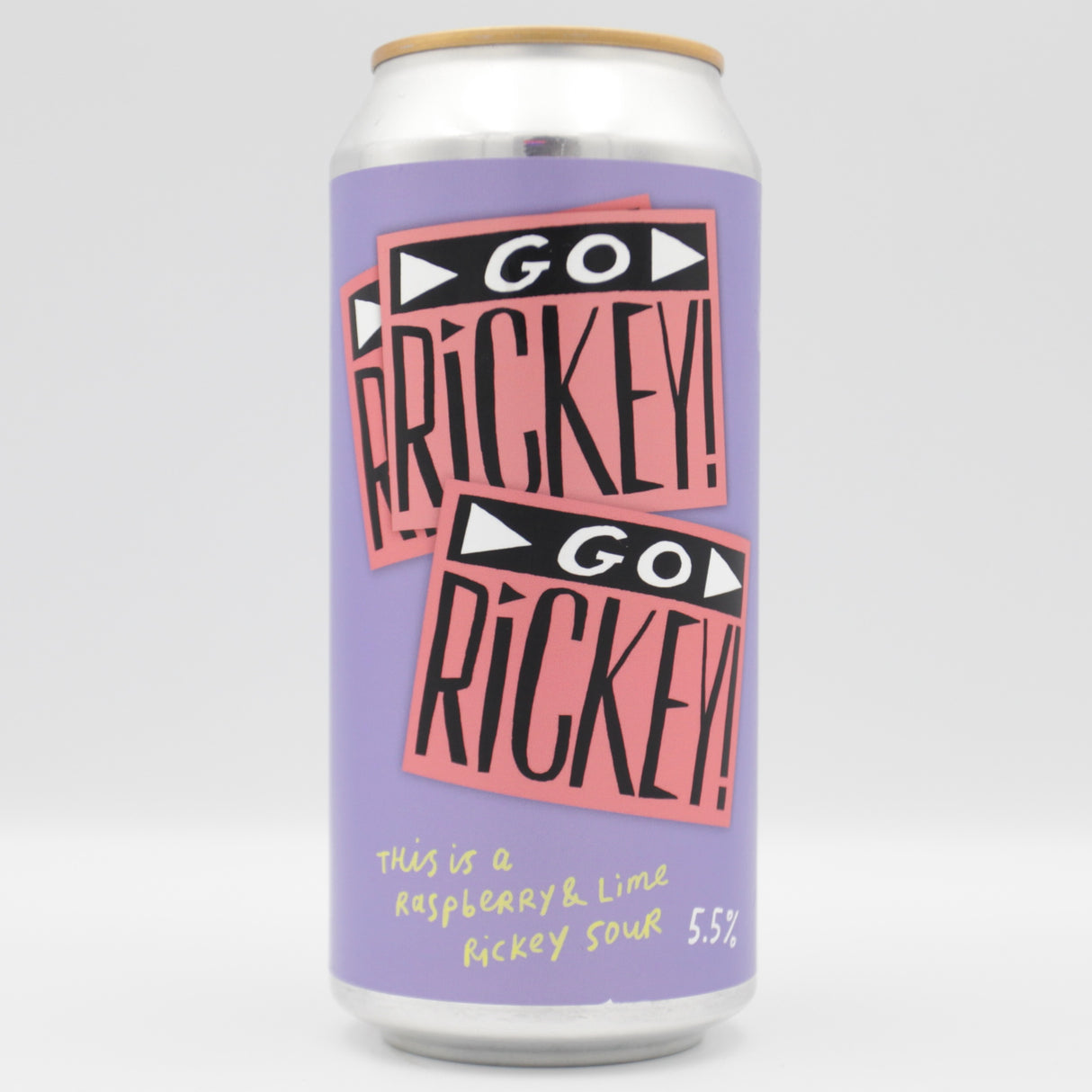 This is a can of Pretty Decent - Go Rickey! Go Rickey! - 5.5% (440ml). It is a Sour craft beer available to buy from Ghost Whale, voted London's best craft beer shop.