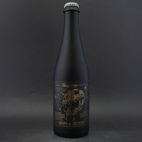This is a bottle of Tripping Animals / Northern Monk - Drips Of Heaven - 13% (500ml). It is a Imperial Stout / Porter craft beer available to buy from Ghost Whale, voted London's best craft beer shop.