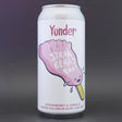 This is a can of Yonder - Strawberry Foot - 4.5% (440ml). It is a Sour craft beer available to buy from Ghost Whale, voted London's best craft beer shop.