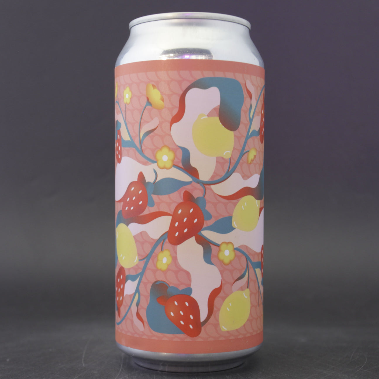 This is a can of UnBarred / Vault City - Strawberry Clouds - 4.8% (440ml). It is a Sour craft beer available to buy from Ghost Whale, voted London's best craft beer shop.