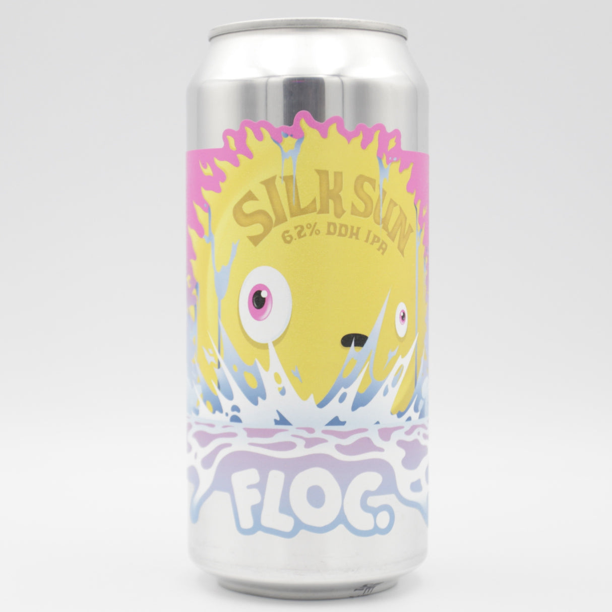 This is a can of Floc - Silk Sun - 6.2% (440ml). It is a IPA craft beer available to buy from Ghost Whale, voted London's best craft beer shop.