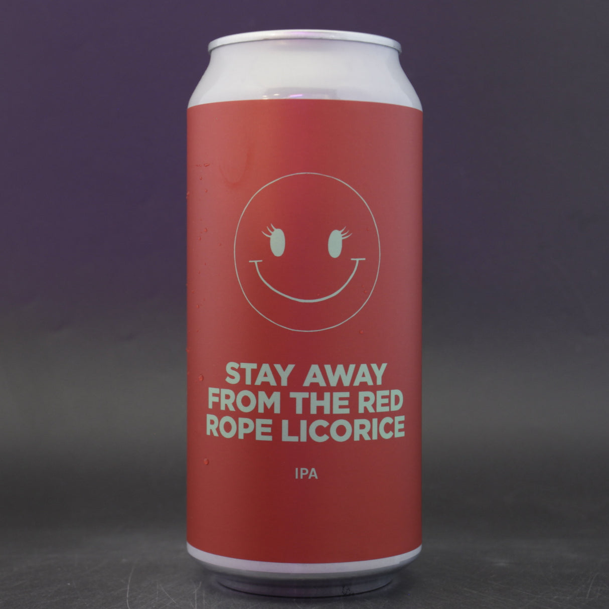This is a can of Pomona Island - Stay Away From The Red Rope Licorice - 6.3% (440ml). It is a IPA craft beer available to buy from Ghost Whale, voted London's best craft beer shop.
