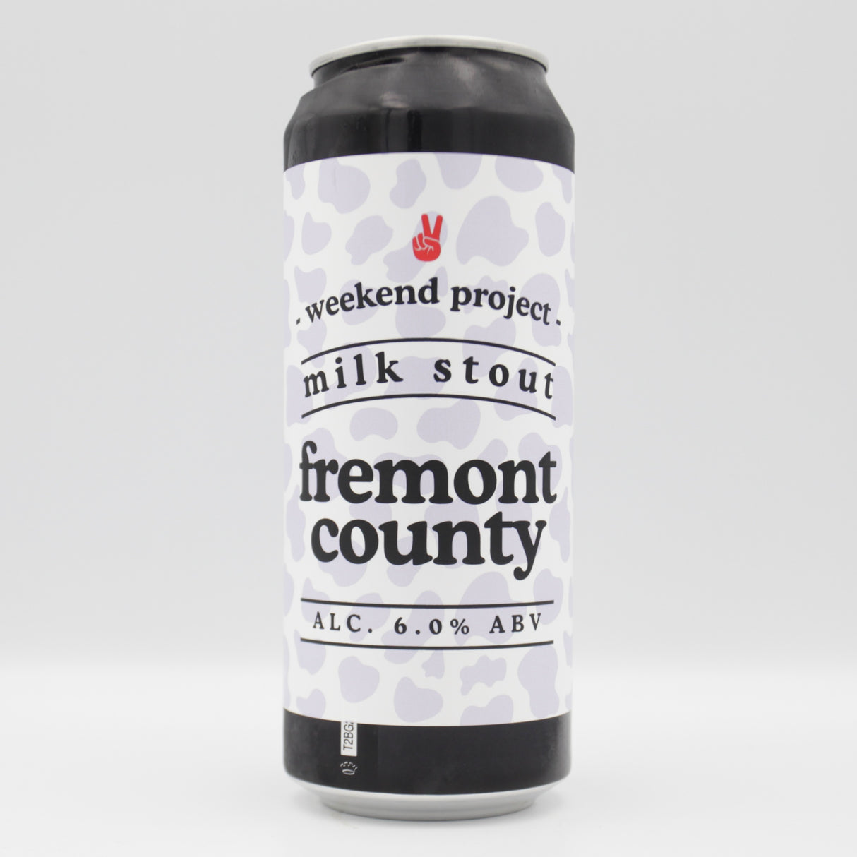 This is a can of Weekend Project - Fremont County - 6% (500ml). It is a Stout / Porter craft beer available to buy from Ghost Whale, voted London's best craft beer shop.