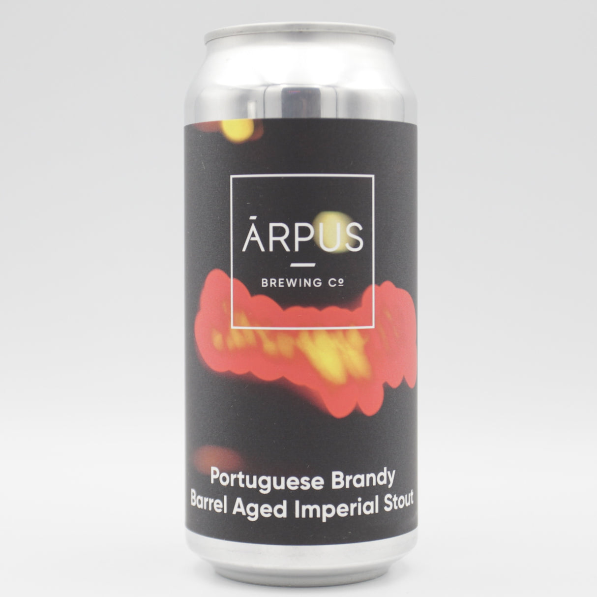This is a can of Arpus Brewing Co - Portuguese Brandy Barrel Aged Imperial Stout - 12% (440ml). It is a Imperial Stout / Porter craft beer available to buy from Ghost Whale, voted London's best craft beer shop.