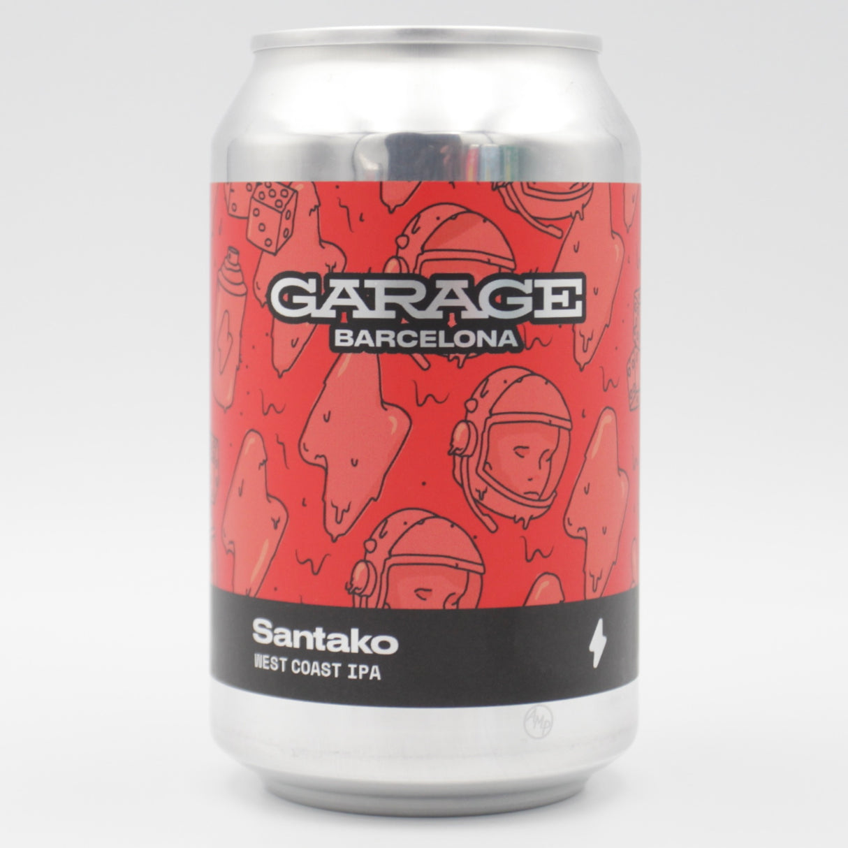 This is a can of Garage Beer Co - Santako - 6% (330ml). It is a Pale Ale craft beer available to buy from Ghost Whale, voted London's best craft beer shop.