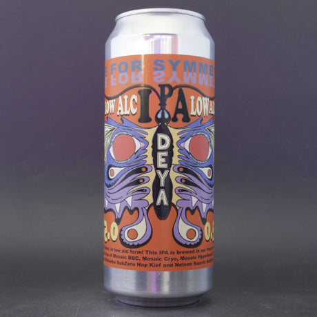 This is a can of DEYA - Eye For Symmetry - 0.5% (500ml). It is a Pale Ale craft beer available to buy from Ghost Whale, voted London's best craft beer shop.