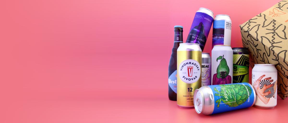 Ghost Whale craft beer selection boxes.